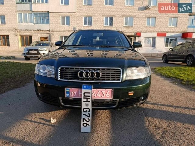Зеленый Ауди А4, объемом двигателя 2 л и пробегом 201 тыс. км за 5799 $, фото 1 на Automoto.ua