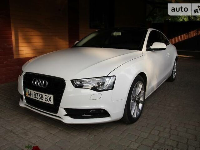 Білий Ауді A5, об'ємом двигуна 2 л та пробігом 82 тис. км за 21900 $, фото 1 на Automoto.ua