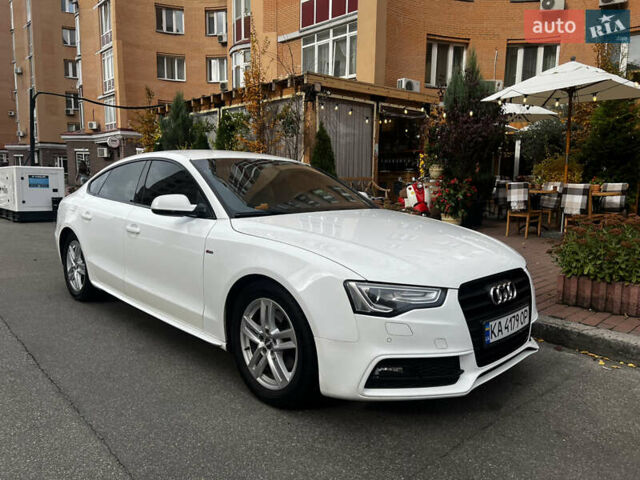 Ауди А5 2015 в Киеве на Automoto.ua Белый Ауди А5, объемом двигателя 1.8 л и пробегом 124 тыс. км за 17100 $, фото 1 на Automoto.ua