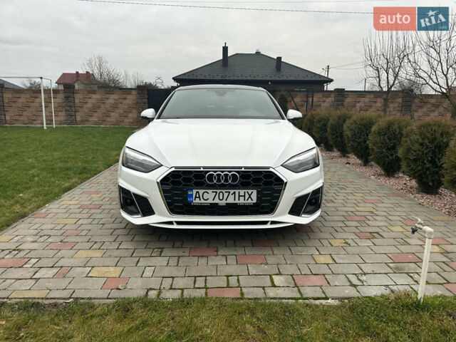 Белый Ауди А5, объемом двигателя 1.98 л и пробегом 45 тыс. км за 28700 $, фото 1 на Automoto.ua