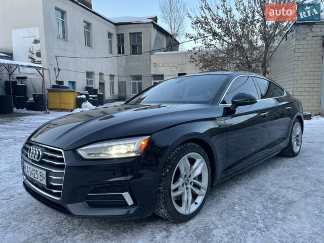Черный Ауди А5, объемом двигателя 2 л и пробегом 58 тыс. км за 33999 $, фото 1 на Automoto.ua