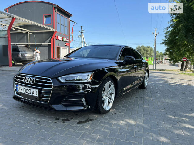 Чорний Ауді A5, об'ємом двигуна 2 л та пробігом 60 тис. км за 26900 $, фото 1 на Automoto.ua