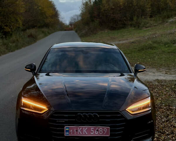 Черный Ауди А5, объемом двигателя 2 л и пробегом 170 тыс. км за 24000 $, фото 1 на Automoto.ua