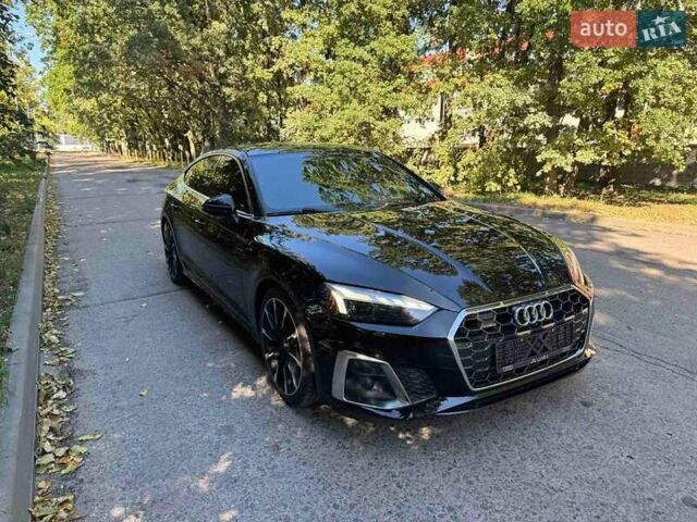 Черный Ауди А5, объемом двигателя 2 л и пробегом 83 тыс. км за 31700 $, фото 1 на Automoto.ua