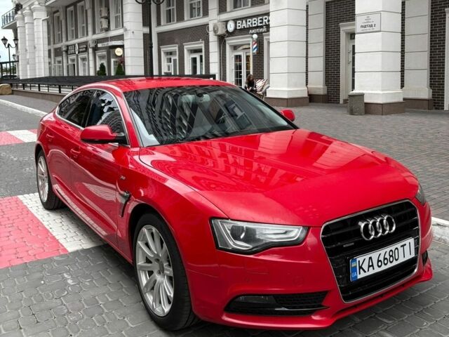 Красный Ауди А5, объемом двигателя 1.98 л и пробегом 140 тыс. км за 13300 $, фото 1 на Automoto.ua