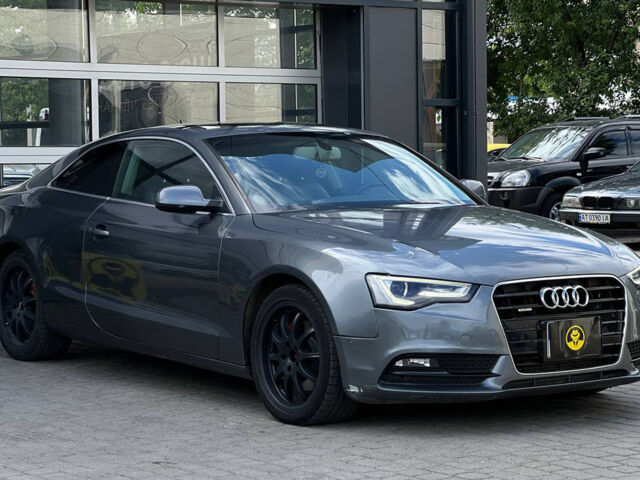 Серый Ауди А5, объемом двигателя 2 л и пробегом 100 тыс. км за 13500 $, фото 1 на Automoto.ua