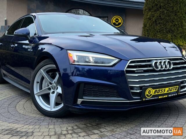 Синий Ауди А5, объемом двигателя 2 л и пробегом 84 тыс. км за 32999 $, фото 1 на Automoto.ua
