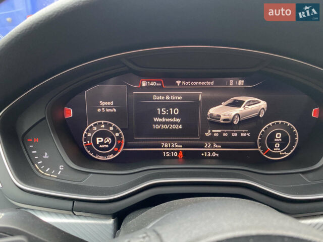 Синій Ауді A5, об'ємом двигуна 1.98 л та пробігом 78 тис. км за 27000 $, фото 1 на Automoto.ua