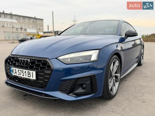 Синий Ауди А5, объемом двигателя 1.98 л и пробегом 120 тыс. км за 23000 $, фото 1 на Automoto.ua
