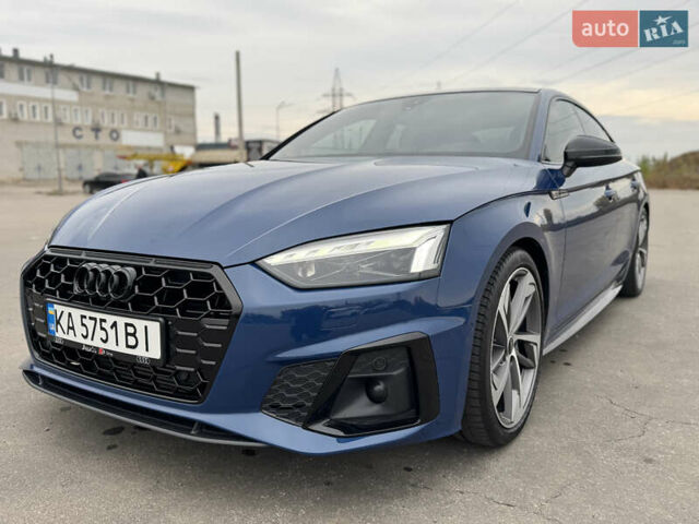 Синий Ауди А5, объемом двигателя 1.98 л и пробегом 112 тыс. км за 23999 $, фото 1 на Automoto.ua