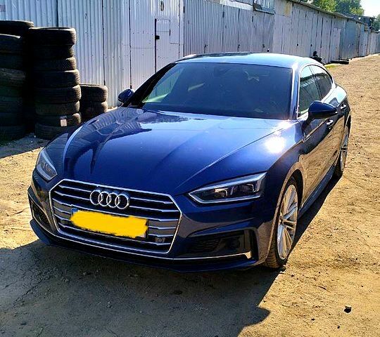 Синій Ауді A5, об'ємом двигуна 2 л та пробігом 53 тис. км за 21500 $, фото 1 на Automoto.ua