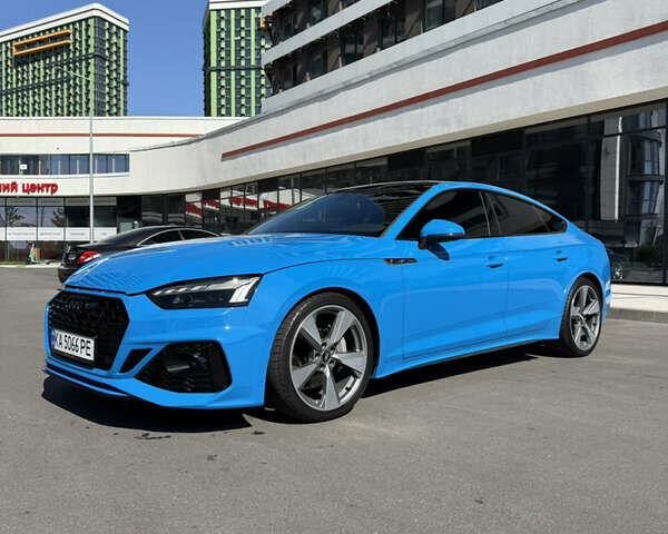 Синий Ауди А5, объемом двигателя 1.98 л и пробегом 79 тыс. км за 33400 $, фото 1 на Automoto.ua
