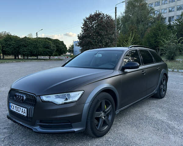 Коричневый Ауди А6 Олроуд, объемом двигателя 2.97 л и пробегом 160 тыс. км за 21999 $, фото 1 на Automoto.ua