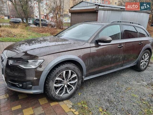 Коричневый Ауди А6 Олроуд, объемом двигателя 3 л и пробегом 217 тыс. км за 28999 $, фото 1 на Automoto.ua