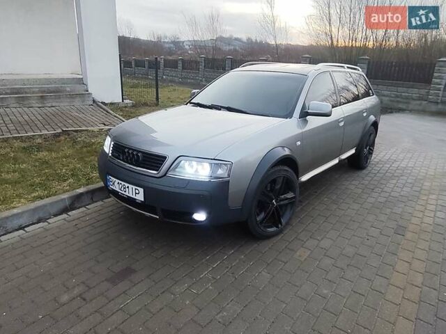 Серый Ауди А6 Олроуд, объемом двигателя 2.5 л и пробегом 320 тыс. км за 6550 $, фото 1 на Automoto.ua