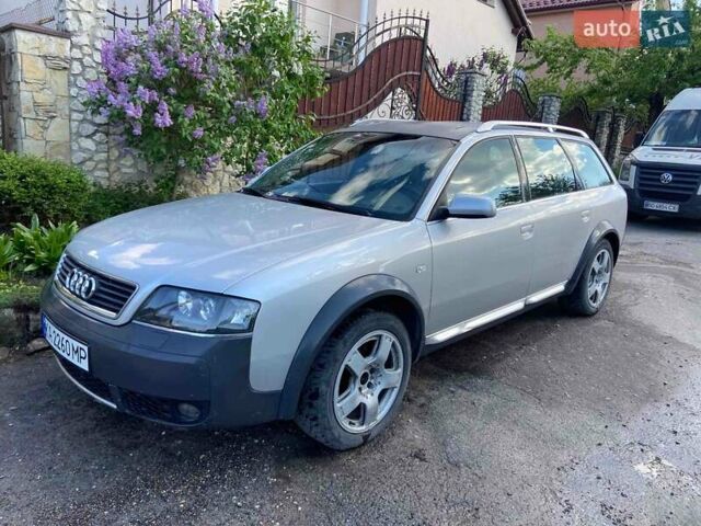 Серый Ауди А6 Олроуд, объемом двигателя 2.5 л и пробегом 276 тыс. км за 4900 $, фото 1 на Automoto.ua