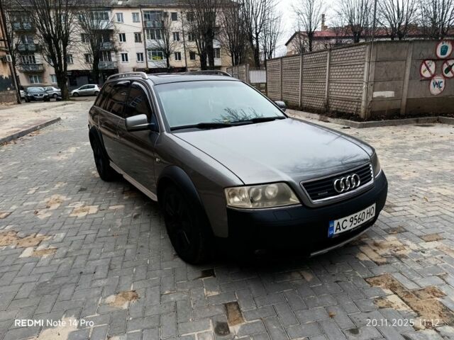 Сірий Ауді A6 Allroad, об'ємом двигуна 2.5 л та пробігом 300 тис. км за 3950 $, фото 1 на Automoto.ua