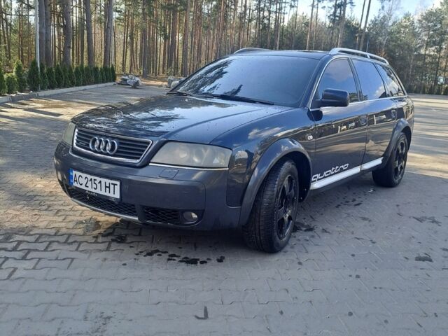 Синий Ауди А6 Олроуд, объемом двигателя 2.5 л и пробегом 400 тыс. км за 4200 $, фото 1 на Automoto.ua