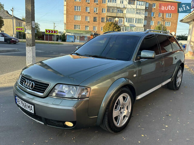 Зеленый Ауди А6 Олроуд, объемом двигателя 2.5 л и пробегом 309 тыс. км за 6000 $, фото 1 на Automoto.ua