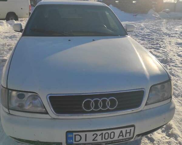 Белый Ауди А6, объемом двигателя 1.98 л и пробегом 111 тыс. км за 2500 $, фото 1 на Automoto.ua