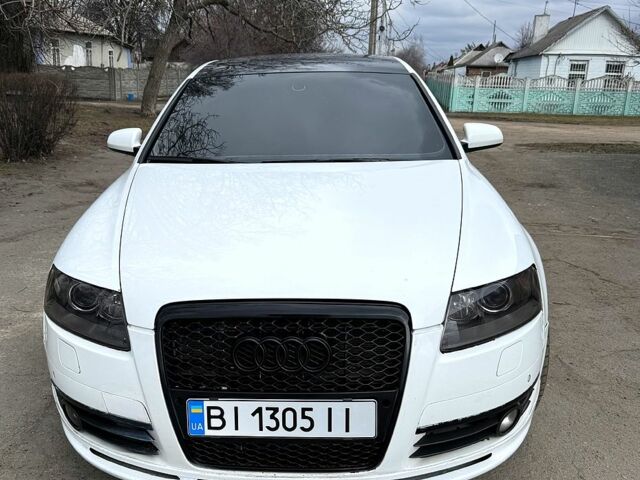Белый Ауди А6, объемом двигателя 3 л и пробегом 385 тыс. км за 8100 $, фото 1 на Automoto.ua