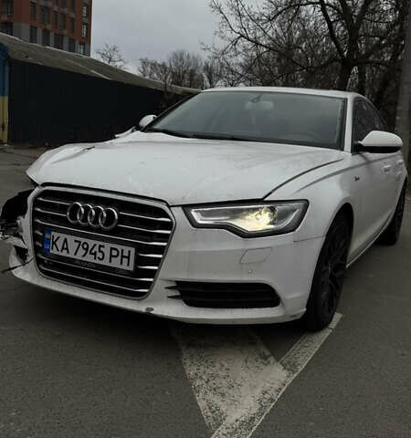 Білий Ауді А6, об'ємом двигуна 3 л та пробігом 316 тис. км за 8000 $, фото 1 на Automoto.ua