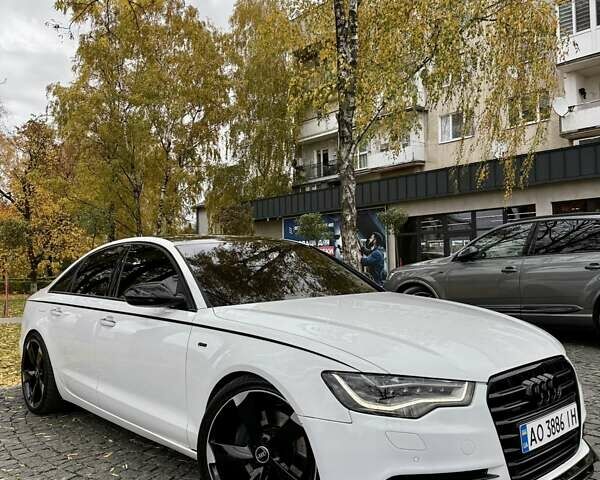 Ауді А6 2012 у Виноградове на Automoto.ua Білий Ауді А6, об'ємом двигуна 3 л та пробігом 286 тис. км за 16900 $, фото 1 на Automoto.ua