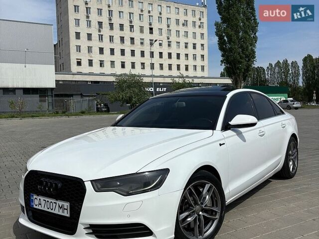 Белый Ауди А6, объемом двигателя 3 л и пробегом 200 тыс. км за 15300 $, фото 1 на Automoto.ua