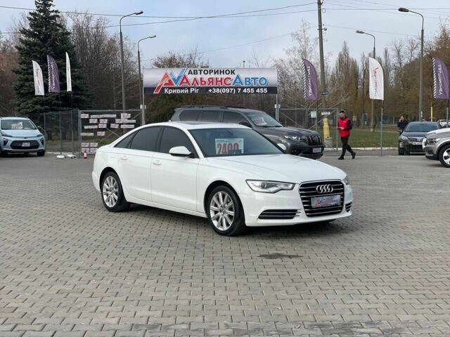 Білий Ауді А6, об'ємом двигуна 2 л та пробігом 165 тис. км за 12999 $, фото 1 на Automoto.ua