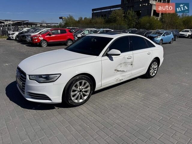Белый Ауди А6, объемом двигателя 2 л и пробегом 201 тыс. км за 13200 $, фото 1 на Automoto.ua