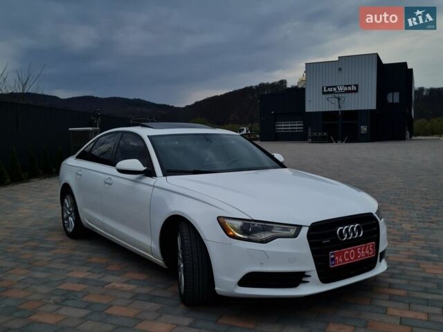 Белый Ауди А6, объемом двигателя 1.98 л и пробегом 180 тыс. км за 13700 $, фото 1 на Automoto.ua