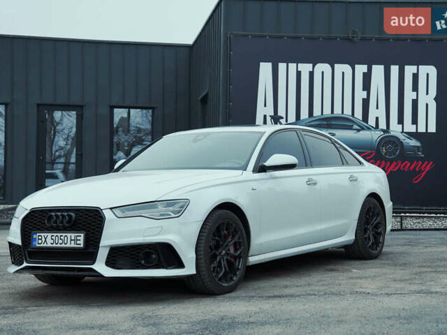 Ауді А6 2014 у Каменце-Подольском на Automoto.ua Білий Ауді А6, об'ємом двигуна 3 л та пробігом 197 тис. км за 14500 $, фото 1 на Automoto.ua