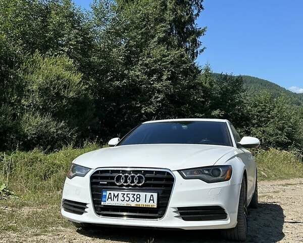 Белый Ауди А6, объемом двигателя 2 л и пробегом 170 тыс. км за 16200 $, фото 1 на Automoto.ua