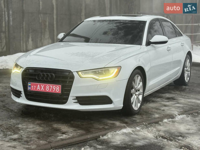Білий Ауді А6, об'ємом двигуна 2 л та пробігом 160 тис. км за 13950 $, фото 1 на Automoto.ua
