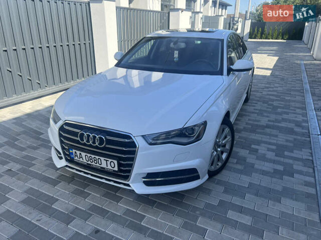 Ауди А6 2015 в Киеве на Automoto.ua Белый Ауди А6, объемом двигателя 1.98 л и пробегом 177 тыс. км за 15700 $, фото 1 на Automoto.ua