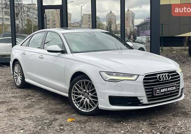 Ауді А6 2015 у Києві на Automoto.ua Білий Ауді А6, об'ємом двигуна 0 л та пробігом 191 тис. км за 23890 $, фото 1 на Automoto.ua