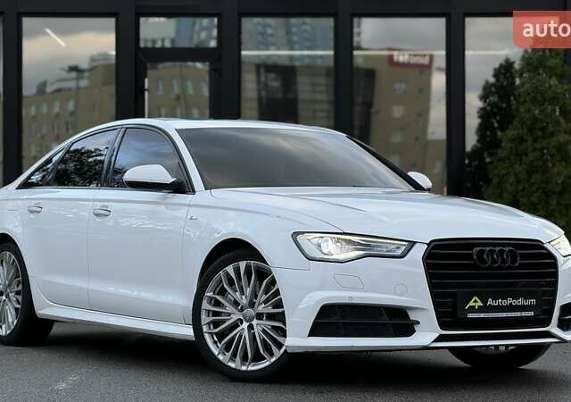 Ауді А6 2017 у Києві на Automoto.ua Білий Ауді А6, об'ємом двигуна 1.98 л та пробігом 142 тис. км за 17500 $, фото 1 на Automoto.ua