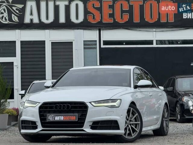 Ауди А6 2017 в Харькове на Automoto.ua Белый Ауди А6, объемом двигателя 3 л и пробегом 92 тыс. км за 24700 $, фото 1 на Automoto.ua