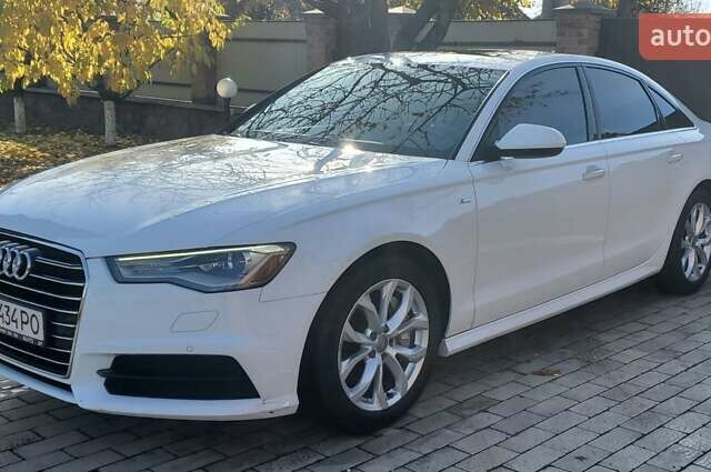 Ауди А6 2017 в Киеве на Automoto.ua Белый Ауди А6, объемом двигателя 1.97 л и пробегом 95 тыс. км за 21900 $, фото 1 на Automoto.ua