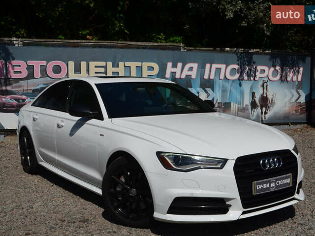 Ауди А6 2018 в Киеве на Automoto.ua Белый Ауди А6, объемом двигателя 1.98 л и пробегом 95 тыс. км за 25500 $, фото 1 на Automoto.ua