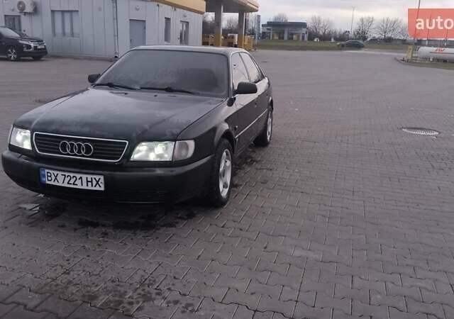 Черный Ауди А6, объемом двигателя 2.6 л и пробегом 396 тыс. км за 2650 $, фото 1 на Automoto.ua