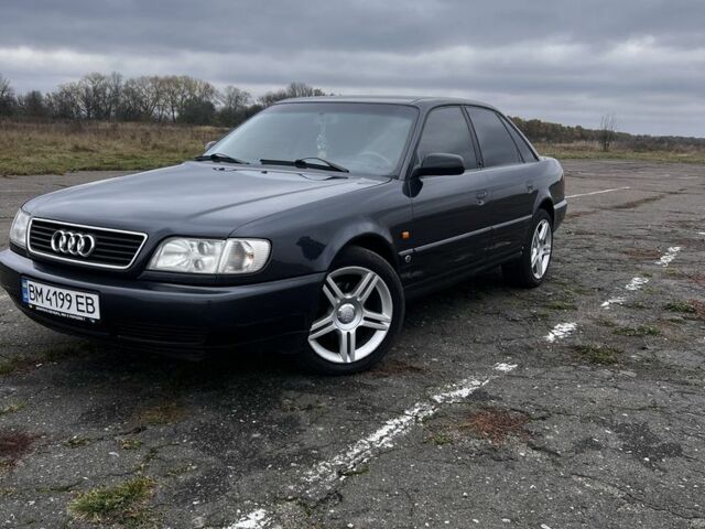 Черный Ауди А6, объемом двигателя 1.8 л и пробегом 330 тыс. км за 3800 $, фото 1 на Automoto.ua