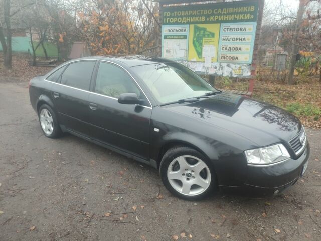 Черный Ауди А6, объемом двигателя 2.8 л и пробегом 340 тыс. км за 4800 $, фото 1 на Automoto.ua