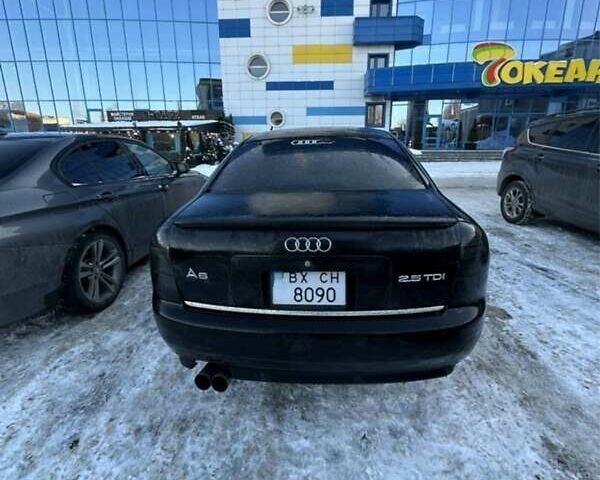 Черный Ауди А6, объемом двигателя 2.5 л и пробегом 376 тыс. км за 4600 $, фото 1 на Automoto.ua