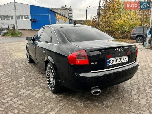Черный Ауди А6, объемом двигателя 1.8 л и пробегом 280 тыс. км за 3200 $, фото 1 на Automoto.ua