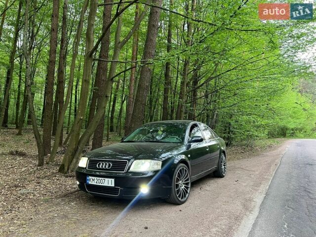 Чорний Ауді А6, об'ємом двигуна 1.8 л та пробігом 350 тис. км за 4000 $, фото 1 на Automoto.ua