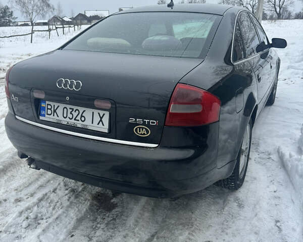 Чорний Ауді А6, об'ємом двигуна 2.46 л та пробігом 262 тис. км за 4000 $, фото 1 на Automoto.ua