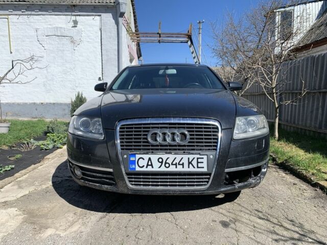 Черный Ауди А6, объемом двигателя 2.4 л и пробегом 217 тыс. км за 3500 $, фото 1 на Automoto.ua