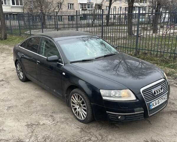 Черный Ауди А6, объемом двигателя 2 л и пробегом 215 тыс. км за 6000 $, фото 1 на Automoto.ua