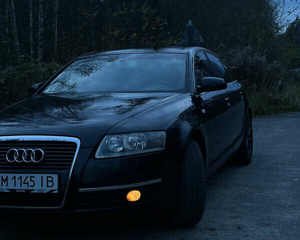 Черный Ауди А6, объемом двигателя 3 л и пробегом 270 тыс. км за 7700 $, фото 1 на Automoto.ua